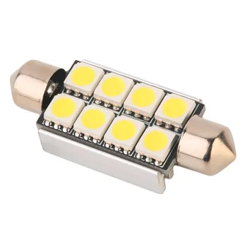 

42mm C5W C10W canbus no error Festoon 8 led 5050 smd Car Licence Plate Light Auto housing Interior Dome lamp Reading Lights Hot
