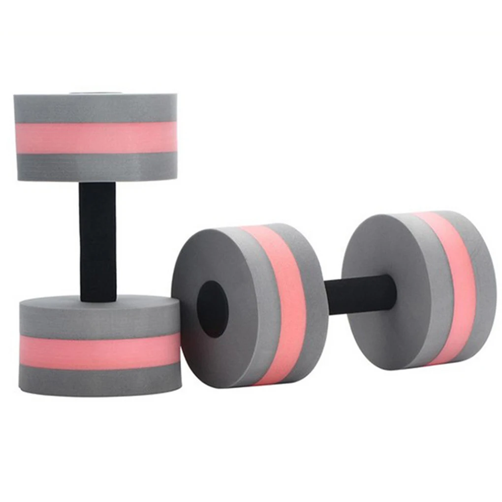 Water Aerobics Dumbbell Aquatic EVA Barbell Aqua Fitness Arm Exercise Dumbbell Pool Swimming Yoga Exercise Accessory 1 Pair water dumbbell bottle