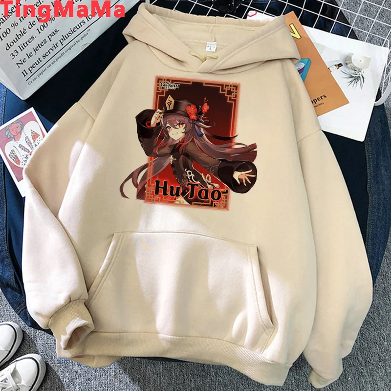 

Genshin Impact Hu Tao hoodies male y2k aesthetic grunge graphic streetwear men clothing Korea