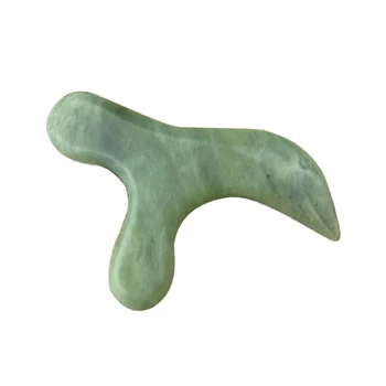 

Portable Healthy Natural Jade Scraping Smooth Acupuncture Point Tension Relief Gift Massage Stick Foot Care Exquisite
