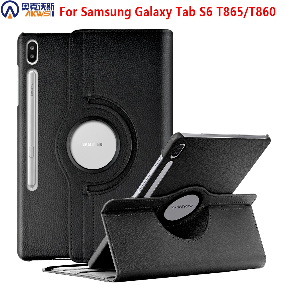 Вращающийся чехол для Samsung Galaxy Tab S6 10 5 SM-T860 SM-T865 2019 планшет 360 вращающийся стенд |