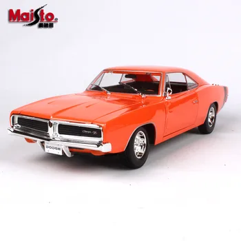 

MAISTO 1:18 1969 DODGE CHARGER RT Diecasts Classic Car Simulation Alloy Car Model Collection Memorial High-end Toys and Gifts
