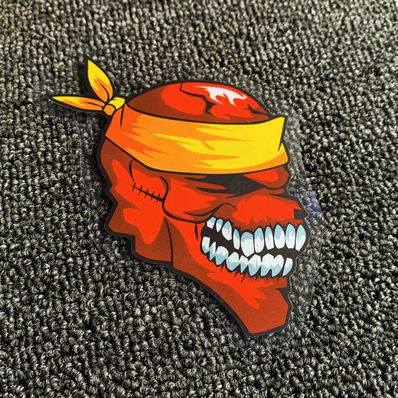 Reflective Motorcycle Scooter Car Styling Sticker Side Strip Helmet Creativity Doraemon Racer Waterproof Cartoon Decal