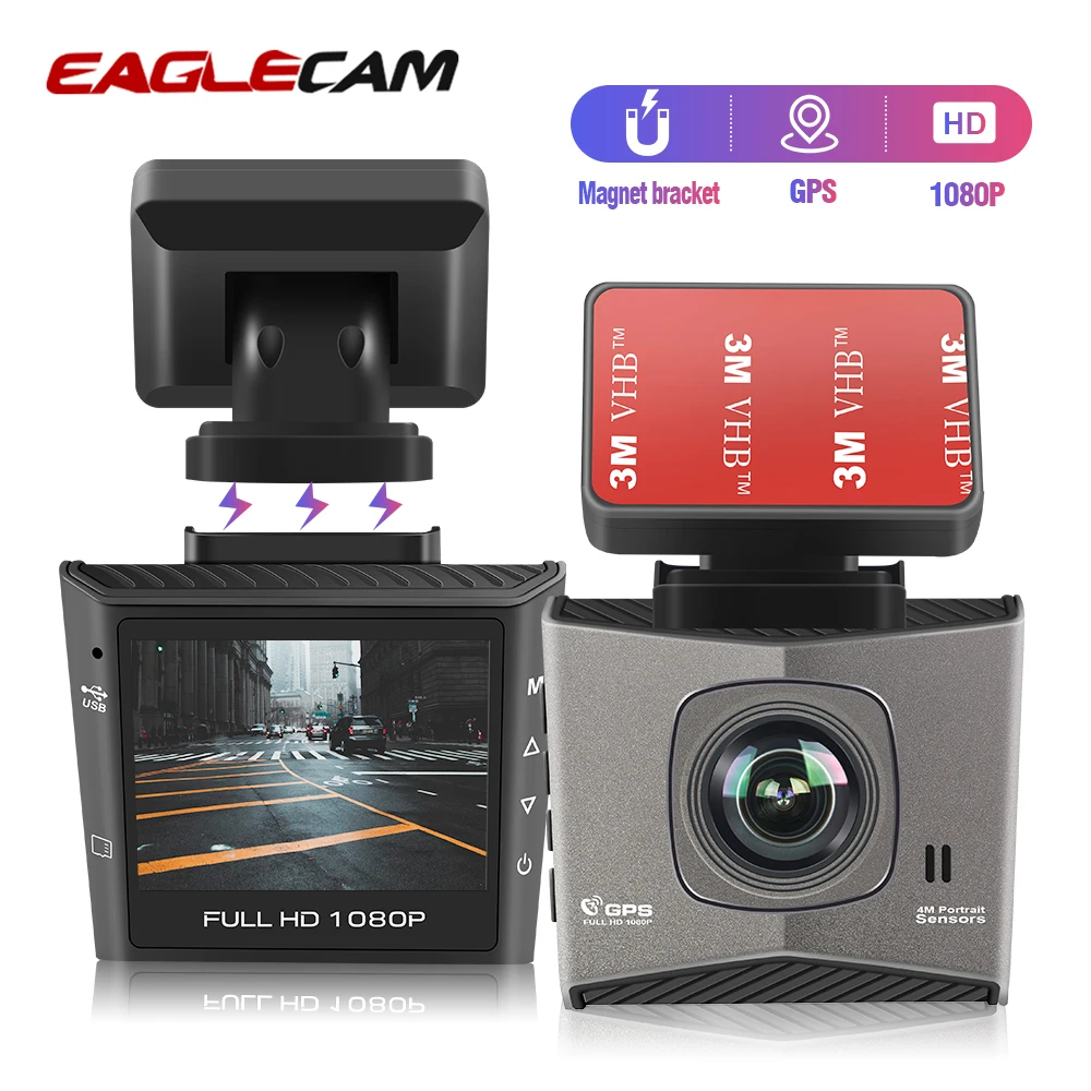 Автомобильная камера DVR Mini 2 &quot встроенный GPS Full HD 1080P супер ночная версия