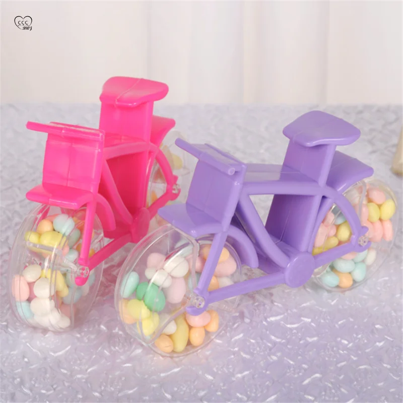 

Cartoon Motorcycle Toy Plastic Candy Box Wedding Festive Gift Personalized Storage Box Birthday Party Decorations Kids Supplies