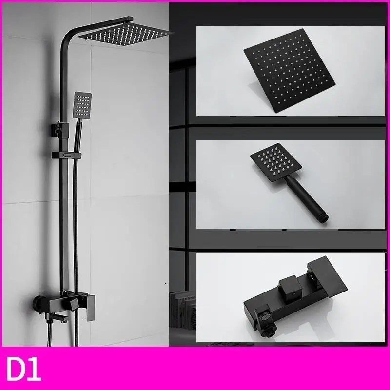 Черный Лонгборда колонне Панель Doucheset Choveiro Ducha Chuveiro De Prysznic Banheiro Duschsystem Chuveiro Ducha душ Ванная комната душа