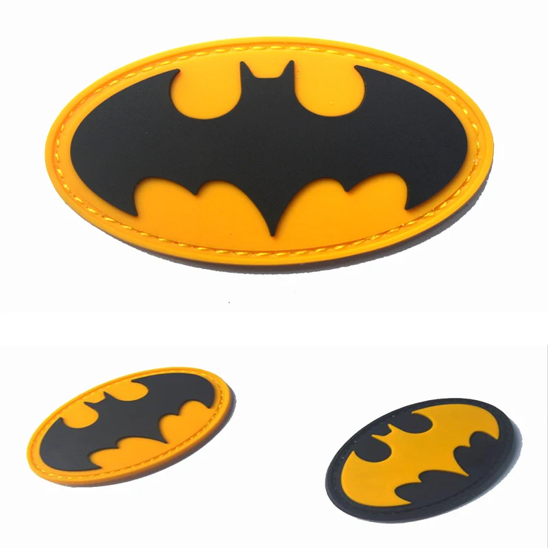 

Cartoon Children Batman PVC Embroidery Patch Fashion Clothes Backpack Hat Decorative Embroidery Armband PVC Epoxy Waterproof