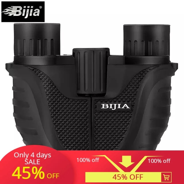 BIJIA 10x25 мини Бинокль Профессиональный бинокль телескоп опера очки для путешествий концерта спорта на открытом воздухе Охота Инструменты