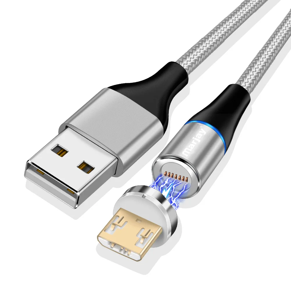 Магнитный Micro usb type-C кабель для iPhone, Xiaomi, Android, быстрой зарядки, USB кабель, магнитный кабель для зарядки