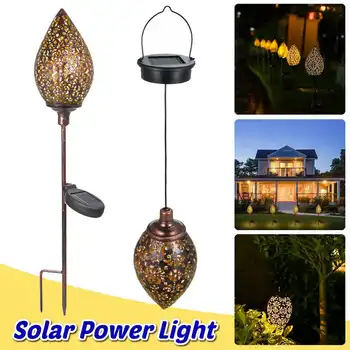 

Waterproof Solar Garden Light Solar Powered Lamp Hanging LED Ceiling Light Solar Light Decorative Lighting Lantern Yard Pathway