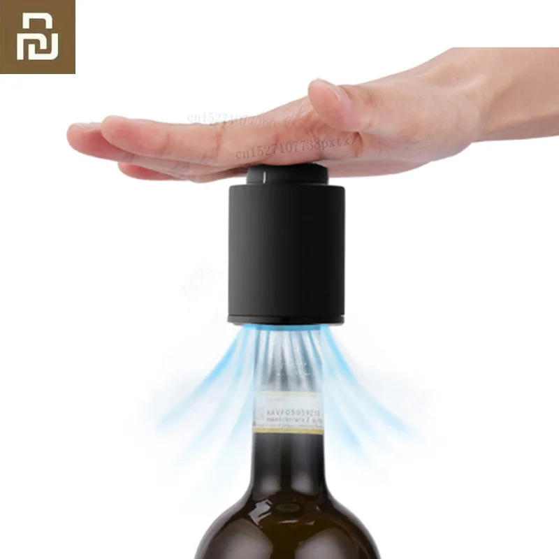 Youpin пластиковая вакуумная пробка для бутылки вина герметичная вакуумная память винная пробка винные пробки|Смарт-гаджеты|   | АлиЭкспресс