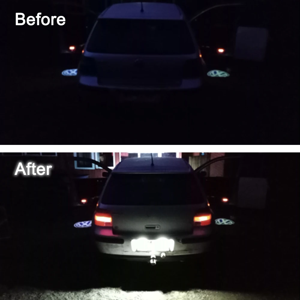 ڵ ̼ ȣ ,   LED, VW  MK4 MK5 MK6 ĻƮ  CC Eos, 18SMD, 12V, 6500K, 2 