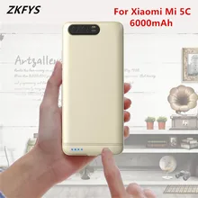 Чехол для аккумулятора s для Xiaomi Mi 5C, портативное зарядное устройство, чехол для аккумулятора s 6000 мАч, внешний аккумулятор, чехол для зарядки аккумулятора