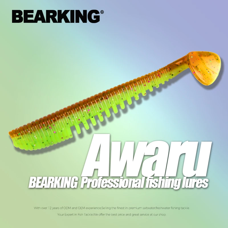 Artificial Baits Wobblers Soft-Baits-Tackle Fishing-Lures Shad BEARKING Carp Silicone