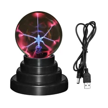 Плазменный шар USB Сферический светильник Волшебная настольная лампа сенсорный светильник s электростатический проект novedades украшение дома
