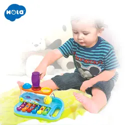 HOLA TOYS 856 игрушечный музыкальный инструмент для маленьких детей, 8-Note, музыкальные игрушки, подарок, умная развивающая музыкальная игрушка