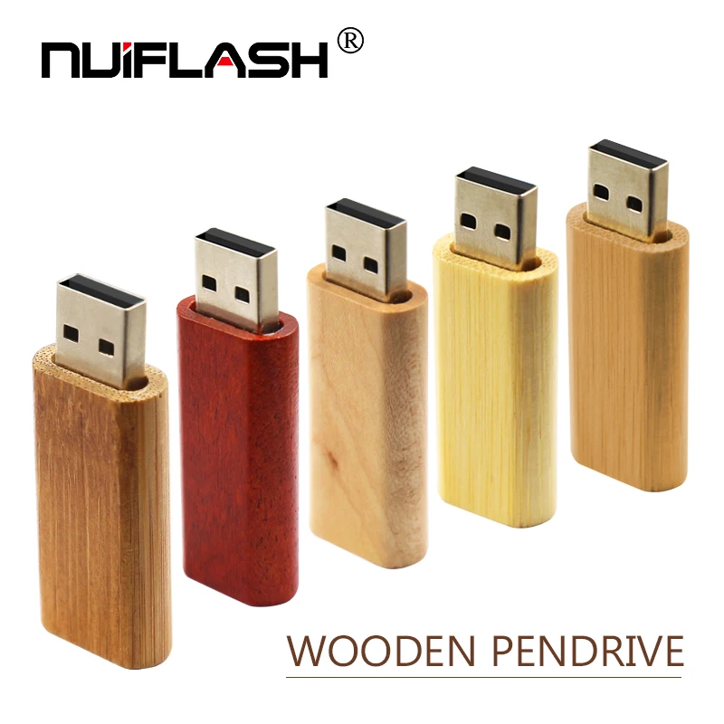 Лидер продаж прямоугольный деревянный U диск USB 2 0 флэш накопитель подарок