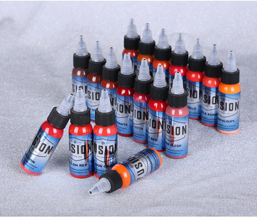 

16pcs/Set Tattoo Ink Pigment Set Body Art Tattoo Kits Professional Beauty Paints Makeup Tattoo Permanent Pigment For Tattoo