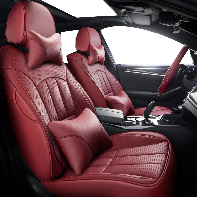 

(Front + Rear) Special Leather car seat covers For LandRover all models Range Rover Freelander discovery evoque auto accessories