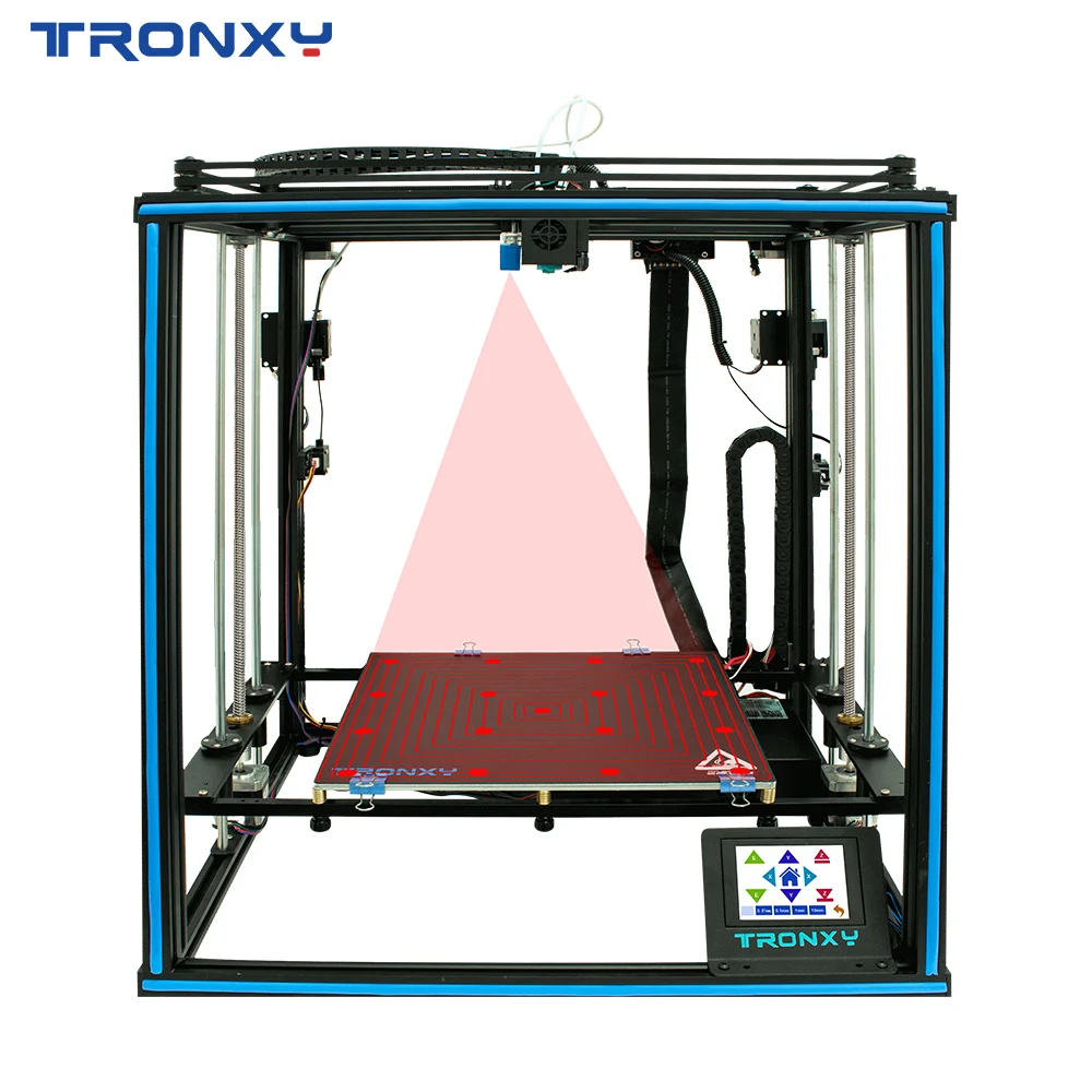 

Newest Upgraded 24V Tronxy X5SA-2E 3D Printer Ultra-quiet Driver CoreXY Stable Structure Auto level Dual Titan Extruders Print