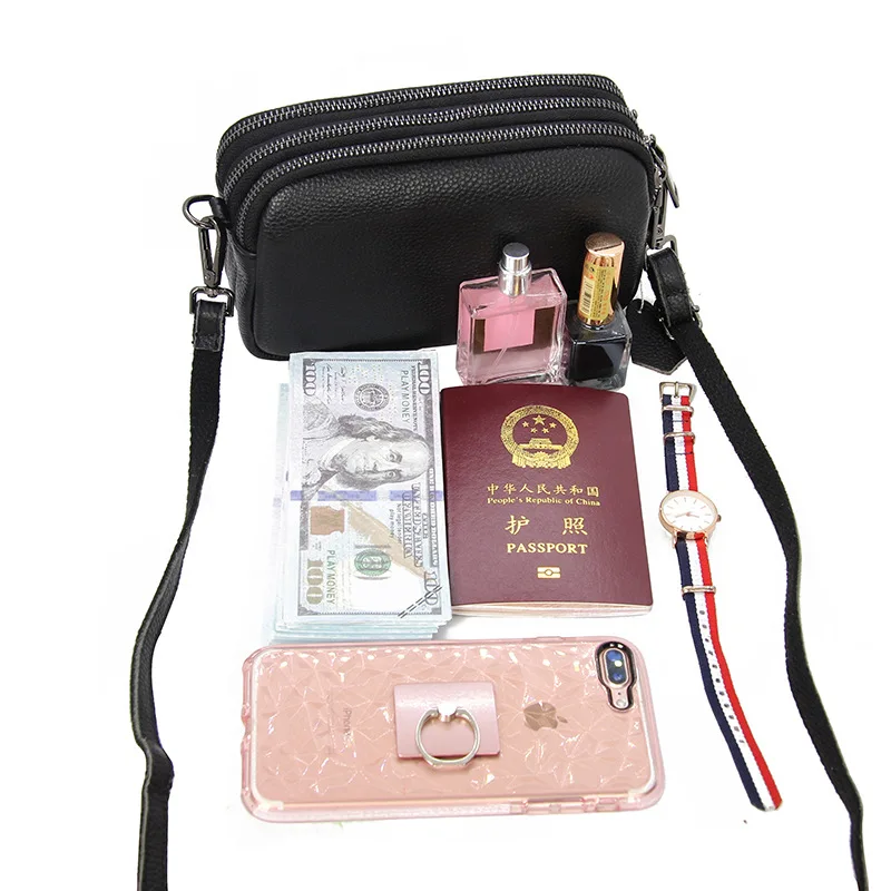  Fashion Shoulder Bag for Women Messenger Bags Ladies Genuine Leather Small Crossbody Bags Female Sq - 4000292894030