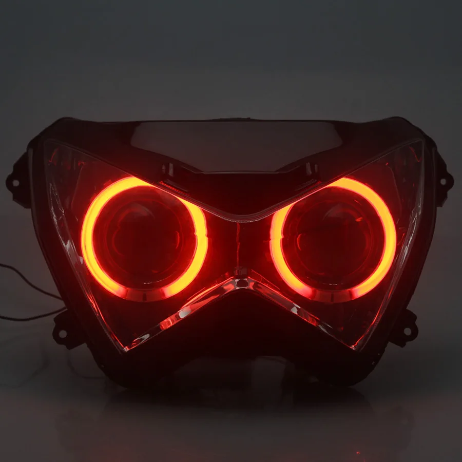 

Передняя фара в сборе для мотоцикла, ксеноновая фара для Kawasaki Z800 2013-2015 2016 Z250 2013-2016 Z300 2015-2016