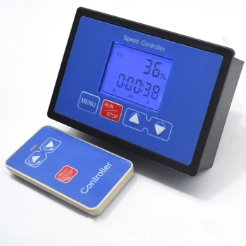 

12V 24V 36V 48V Digital Display 0~100% Tachometer adjustable 30A PWM DC Motor Speed Controller Regulator Remote control