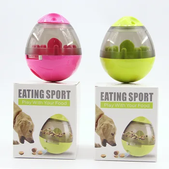 

2020 New Pet Products Interactive Dog Toys Ball Shaking Dog Feeder Toys Food Dispenser for Dogs Cats Playing Training Balls