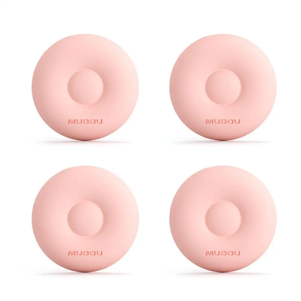 pink Kidlove 4 шт. дверная ручка против царапин подушка милый мультфильм дизайн многофункциональная подушка для дверной ручки - Цвет: pink