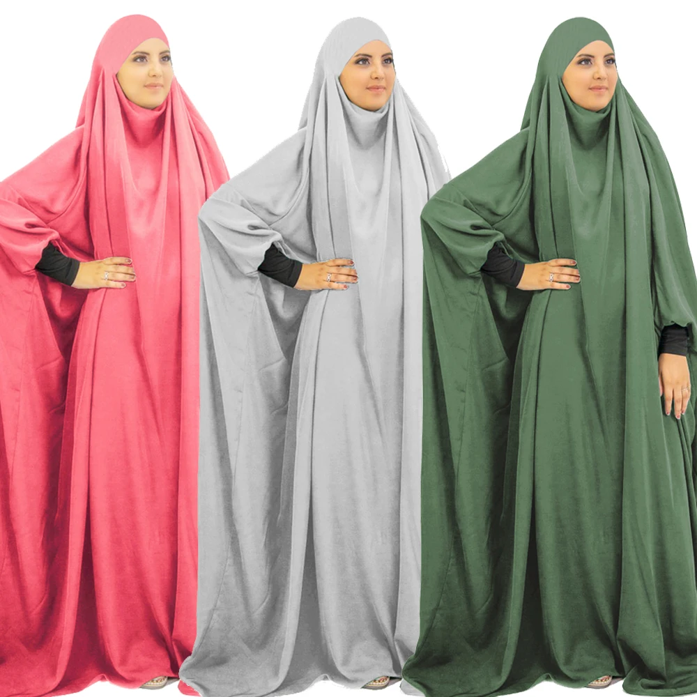 Fashion Muslim Women Hijab Dress Full Cover Hooded Abaya Prayer Garment Long Maxi Islamic Ramadan Hajj Worship Services | Тематическая