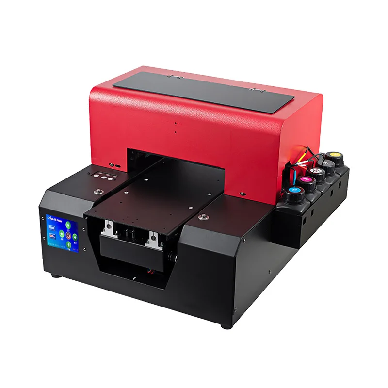 Маленький УФ-принтер A4UV сопло Epson доступный начального уровня бесплатная