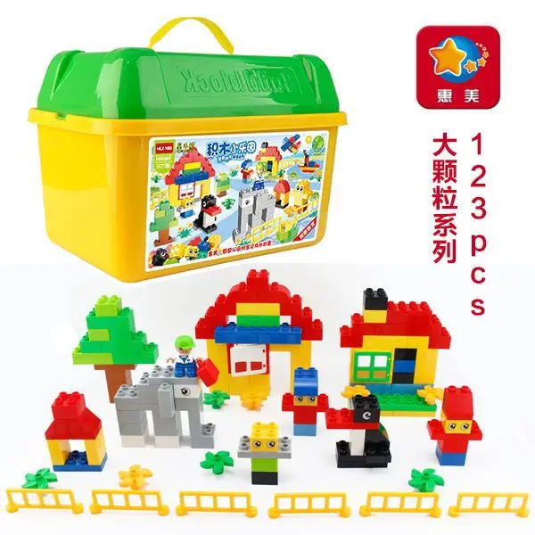 

Eddie hui mei Hm169-1 Children'S Educational Assembled Building Blocks DIY Toy Storage Barrel Large Particles