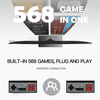 

Dropshipping HDMI Video Game Console Mini Retro Console Wireless Controller HDMI Output Dual Players Handheld Gaming Player Gift