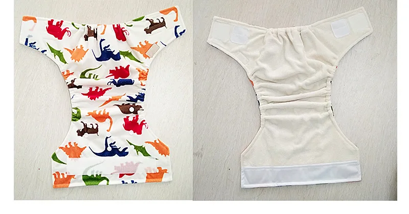 Без вставки детские тканевые подгузники многоразовые карманы крюк и петля подгузник для ребенка экологичный подгузник костюм 3-15 кг