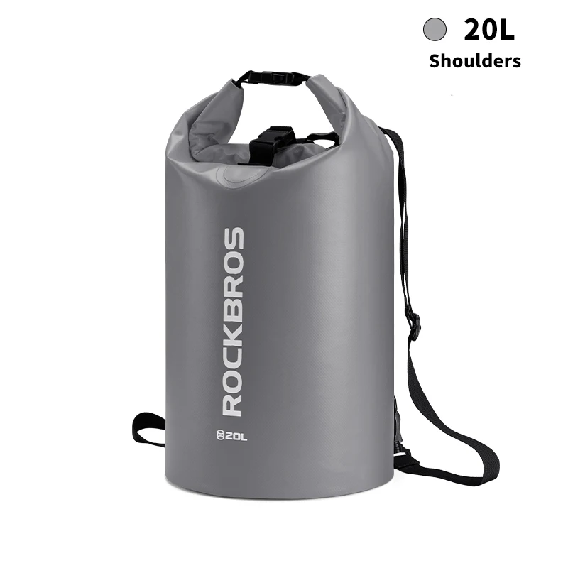20L ROCKBROS 40L спортивная сумка для плавания, водостойкий рюкзак из ПВХ, модные сумки для женщин и мужчин, Спортивная уличная походная сумка на плечо, складные сумки - Цвет: 20L