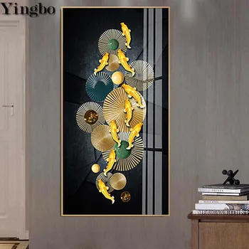 

large Diy Diamond Painting Abstract koi fish Full Square/Round Drill Daimond Rhinestone Embroidery 5D Cross Stitch Mosaic decor