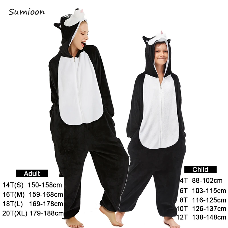 Kigurumi/пижамы с единорогом; детская зимняя одежда для сна для мальчиков и девочек; пижамы с рисунками животных, стежков, панды; женский комбинезон; костюмы в стиле аниме; комбинезон
