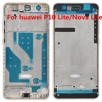 

For Huawei P10 Lite Middle Frame Housing Cover For Huawei P10 Lite Front Frame Chassis WAS LX2J LX2 LX1A L03T (a frace masks)