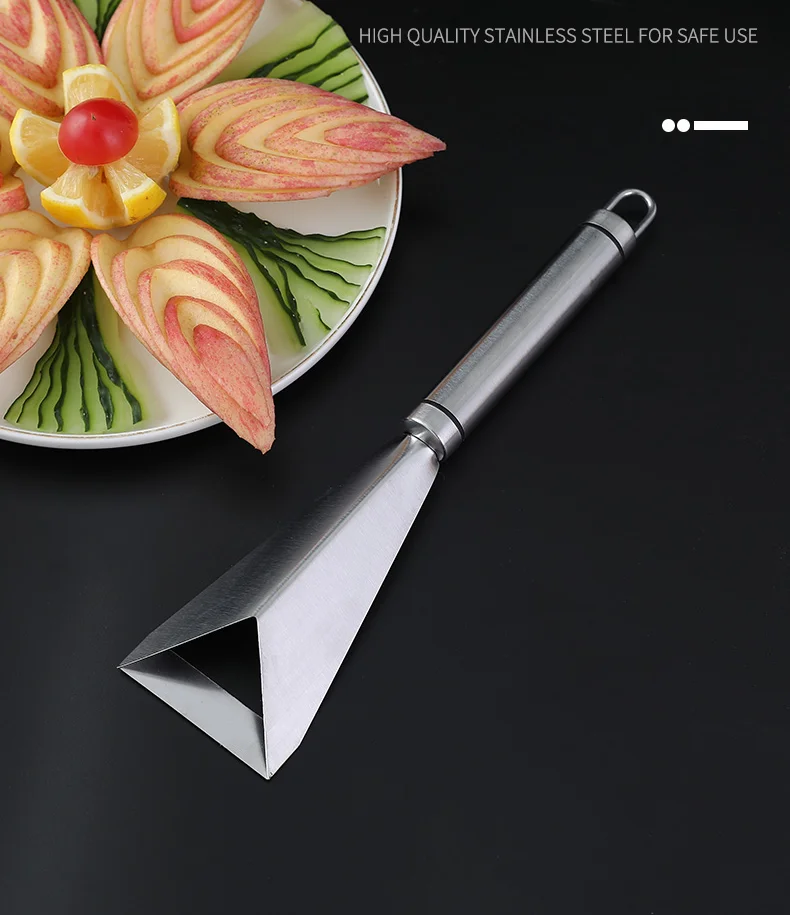 Fruit Carving Knife Fruit Platter Artifact Triangle Vegetable Knife