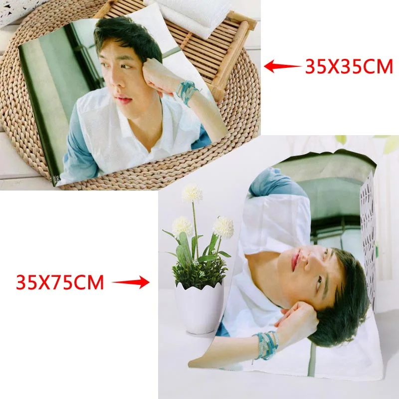 На заказ KPOP Lee Seung Gi печатное квадратное полотенце s микрофибра абсорбирующее быстросохнущее полотенце хлопок Дети Beathroom мочалка платок - Цвет: 7
