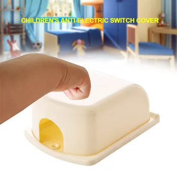 

Universal Protection Portable Switch Cover Single Plug Solid Safety Lightweight Kid Baby Children Anti-electric Shock Protector