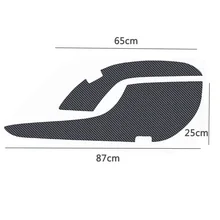 Для Toyota Camry 18-19 дверь из углеродного волокна анти-удар Накладка защита Декор стикер устойчивый к царапинам