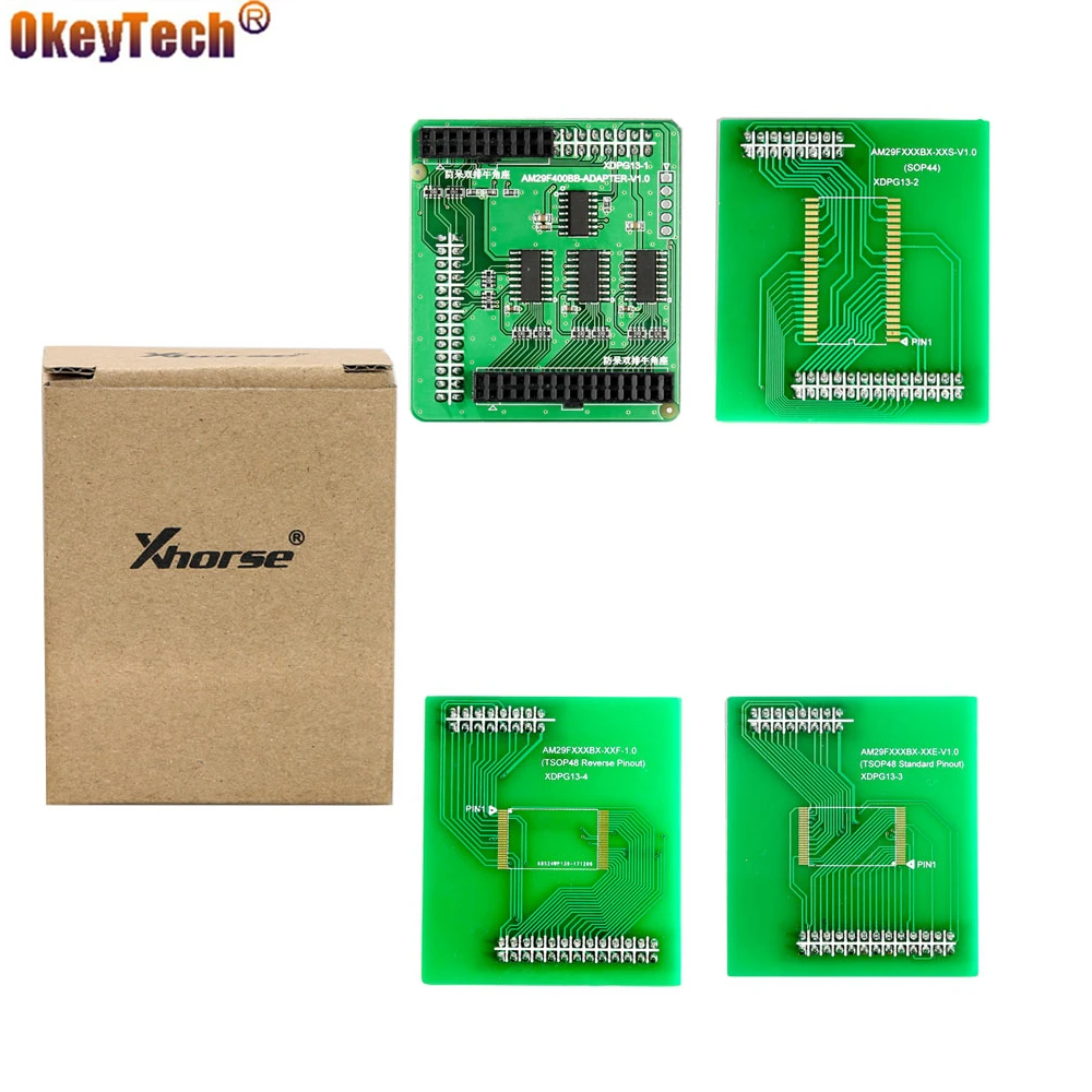 XHORSE XDPG13CH AM29FxxxB (SOP44/TSOP48 Standard/Reverse Point) Adapter Working With VVDI PROG Programmer temperature gauge for motorcycle