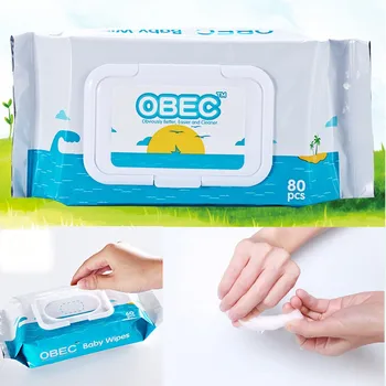 

Mild Wet Wipe Tissue Baby Clean Hand Health Care 80 wipes/pack Wet Wipe Disposable Refreshing Fragrance Wet Wipe Accessories