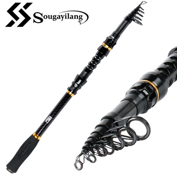

Sougayilang 1.8-3.6m Superhard Power Hand Telescopic Fishing Rod Carp Lure Sea Spinning Carbon Fishing Rod Fishing Tackle Pesca