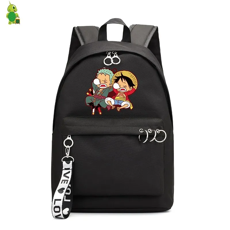 Mochila one piece Луффи рюкзаки школьные сумки для девочек-подростков женский рюкзак для ноутбука рюкзак для отдыха рюкзак для путешествий - Цвет: 1