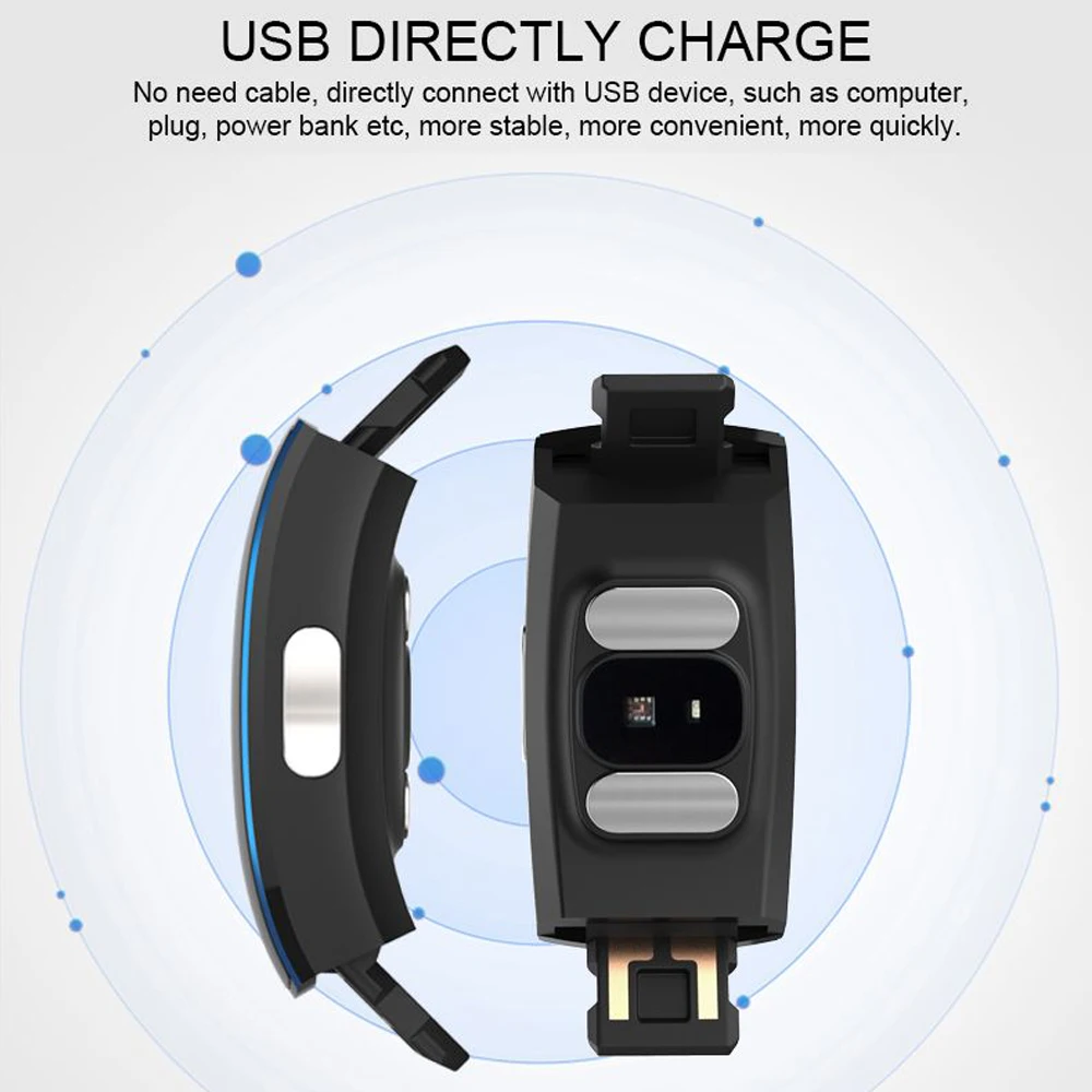 P3 ECG PPG Смарт-часы браслет usb кровяное давление пульсометр фитнес-трекер монитор спортивный шагомер IP67 водонепроницаемый браслет