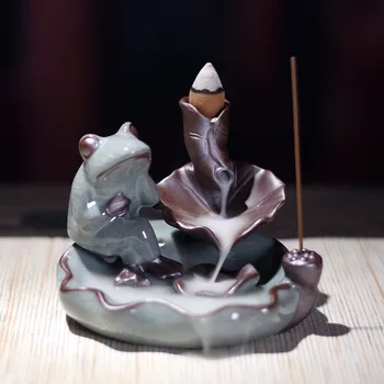 

Backflow Incense holder burner zen oil burner pipe air freshener spray buddhism decoration