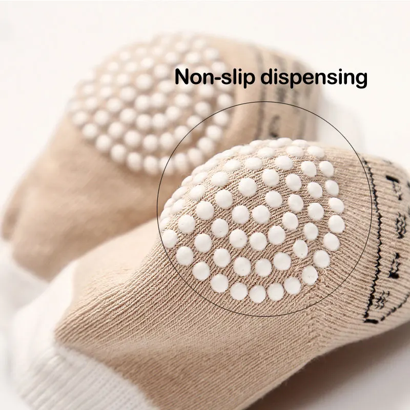 0-3 Years Old 1Pair Soft Anti-slip Safety Crawling Elbow Cushion Knee Pad Cotton Baby Infant Born Toddler Kids Knee Socks