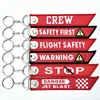 Pilot Captain Flight Crew Crew Pilot Safety Instructions Keychain Pendant Souvenir ► Photo 1/6